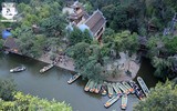 Cận cảnh cây cầu đồ sộ, xây dựng trái phép tại di sản Tràng An